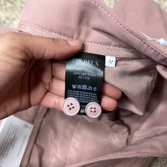 Les Deux Como Light Shorts Dusty Rose Size 31 NWT - Picture 8 of 9